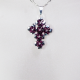 Small Cross - Theonie-Silver Chain - 1